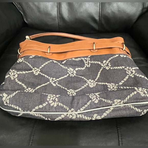 BURBERRY ⚓️ 🚢 Nautical Knot Denim Bag and Wallet - Picture 9 of 14